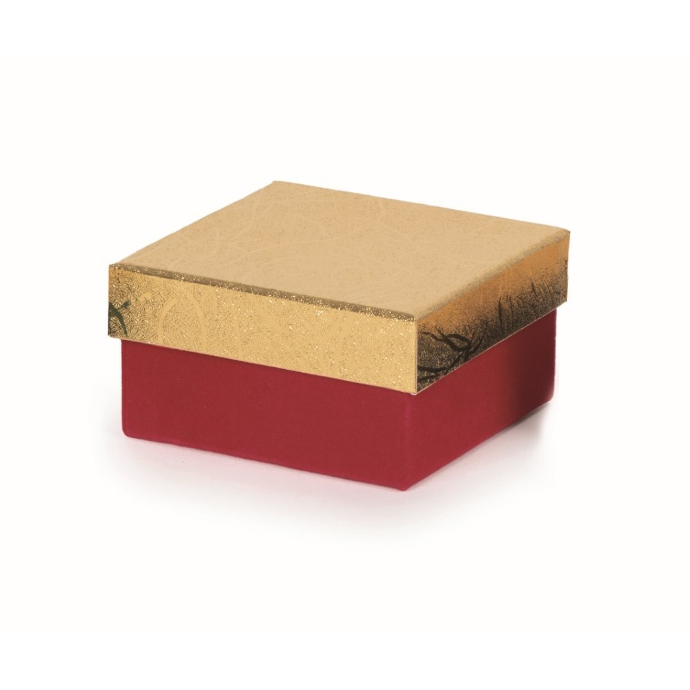 MINI BOX GOLD-RED 8.5CM