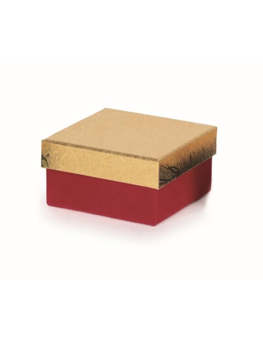 MINI BOX GOLD-RED 8.5CM