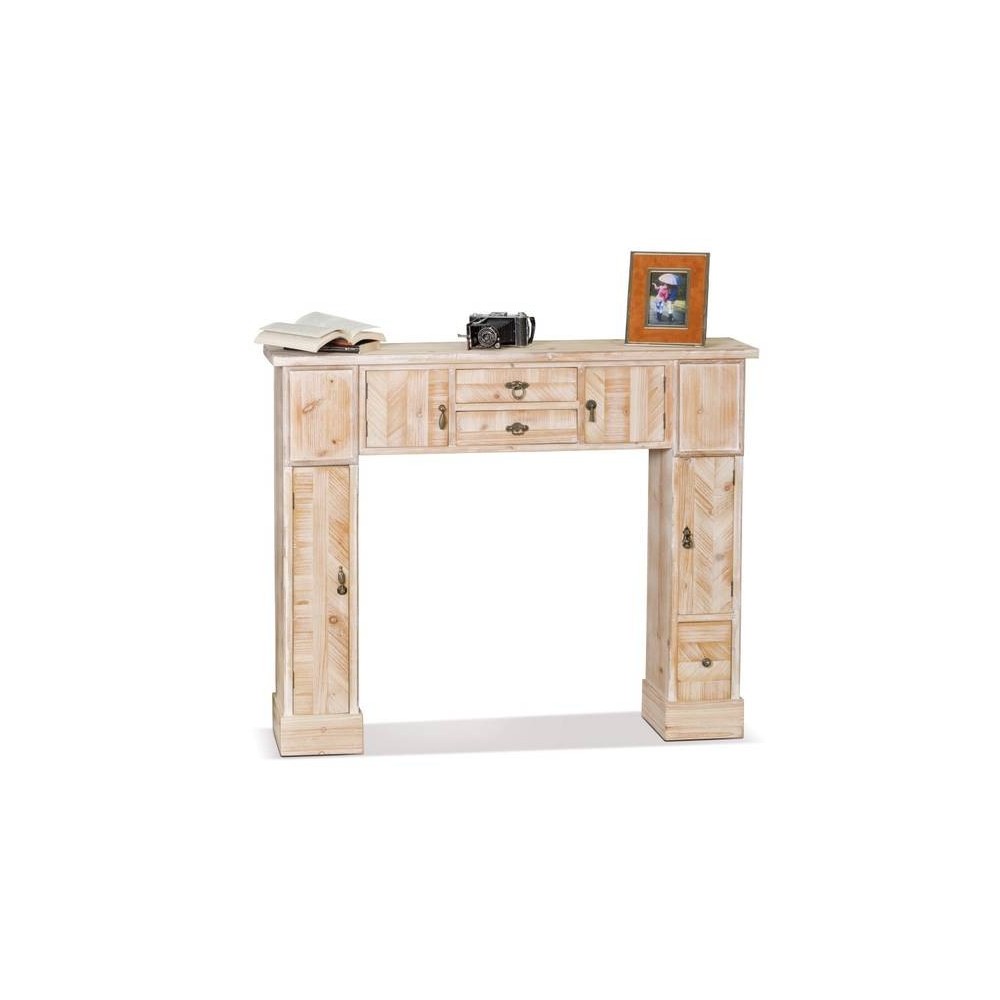 CONSOLE A CAMINETTO 120X23XH100