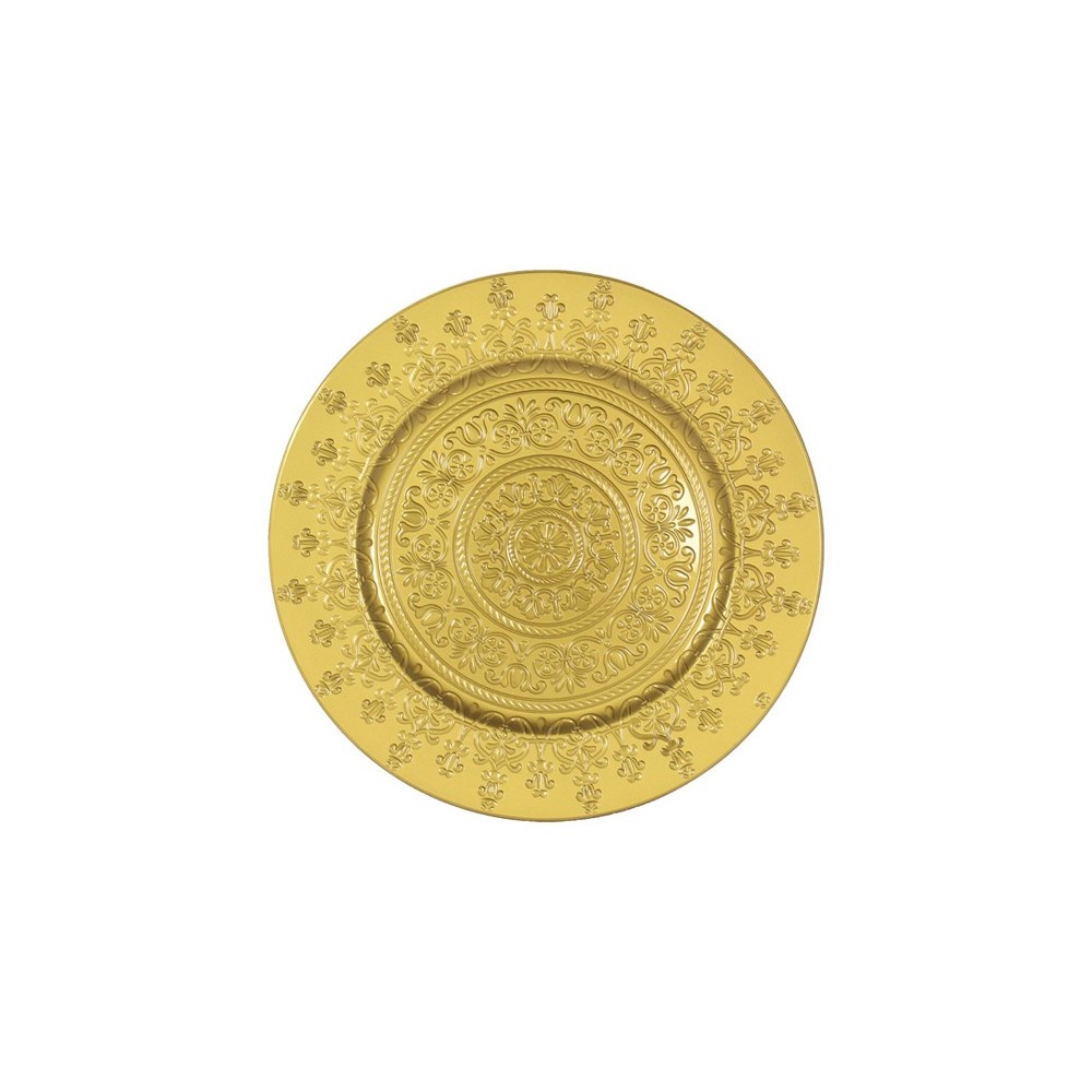 SOTTOPIATTO ORO D.33 CM PVC