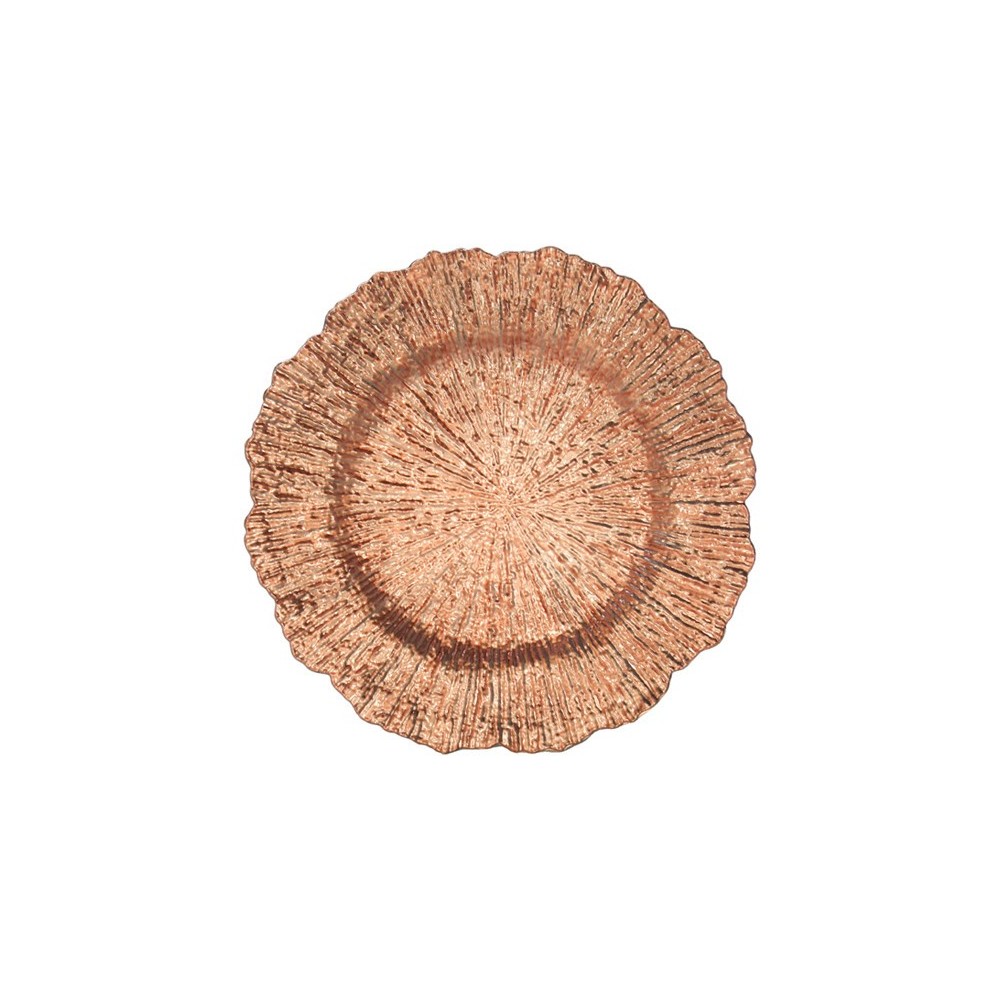 SOTTOPIATTO ROSA D.33 CM PVC