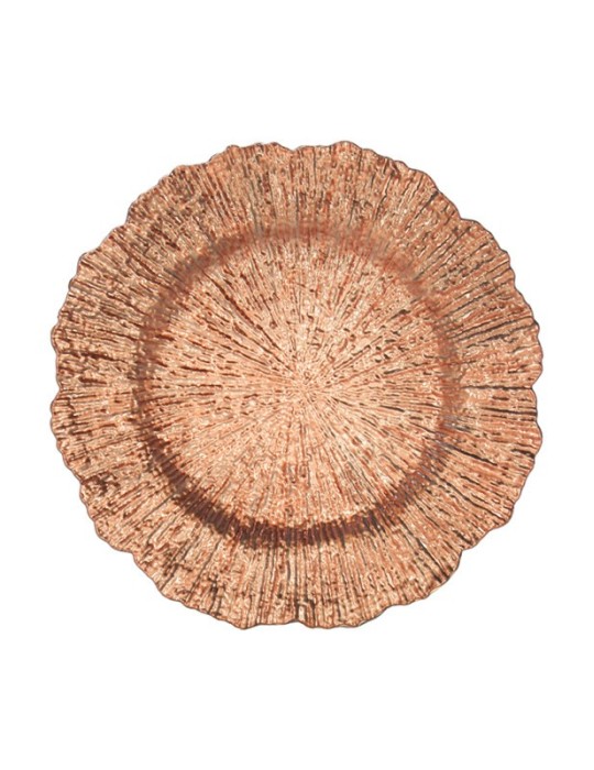 SOTTOPIATTO ROSA D.33 CM PVC