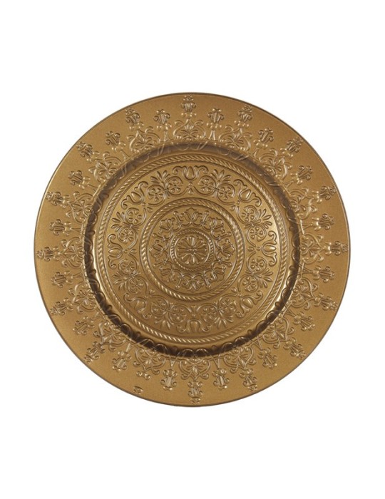 SOTTOPIATTO BRONZO D.33 CM PVC