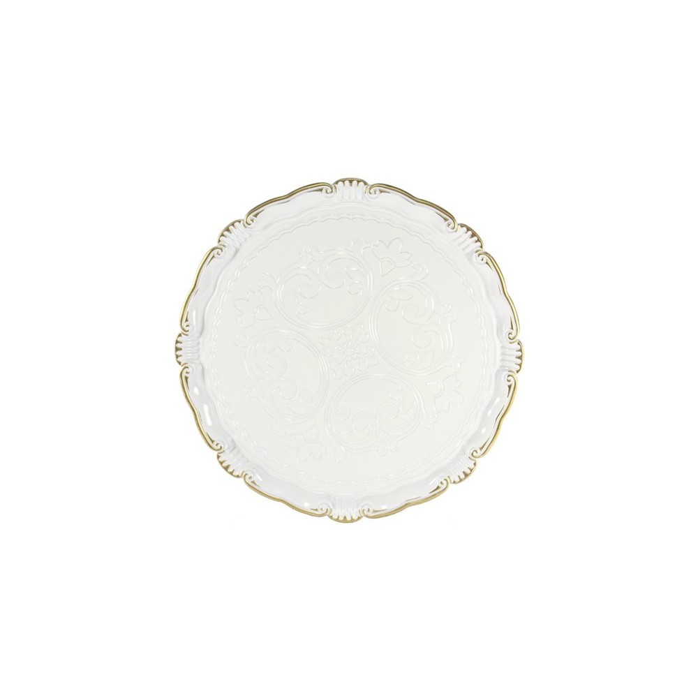 SOTTOPIATTO BIANCO D.33 CM PVC