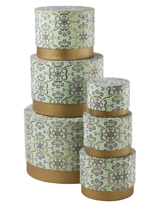 S 6 SCATOLE GRECA TIFFANY