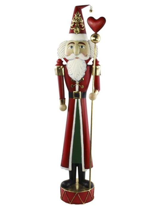 BABBO NATALE H200 CM METALLO