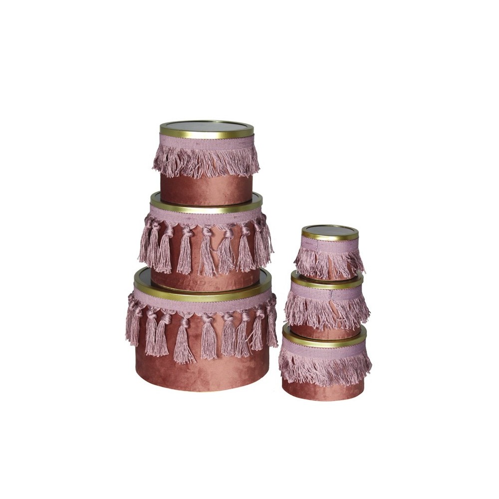 S 6 SCATOLE ROSA C NAPPE