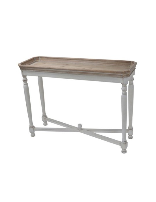 CONSOLLE 106X35X77CM LEGNO