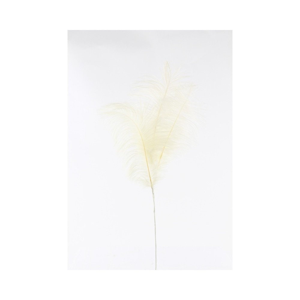 DECORO PIUME BIANCHE H69CM