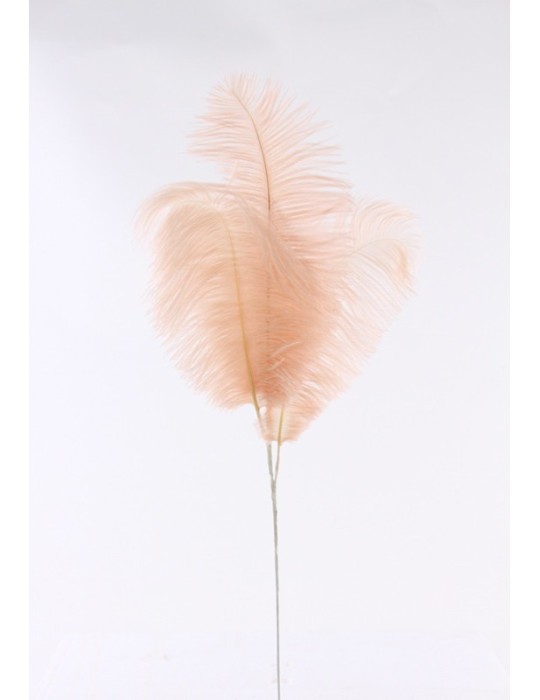 DECORO PIUME ROSA H69CM