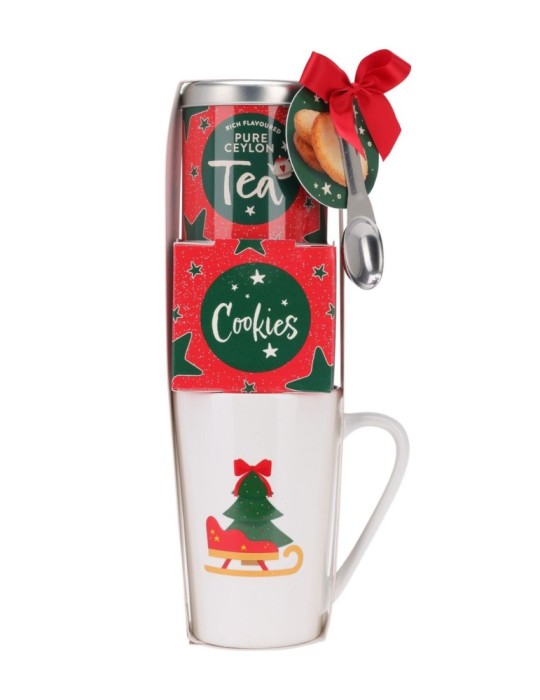 SET REGALO BEVANDE 4PEZZI  NATALE 3ASSORTITI