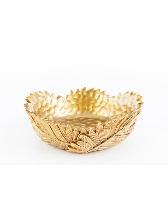 CENTROTAVOLA FOGLIA ORO 17X18XH6