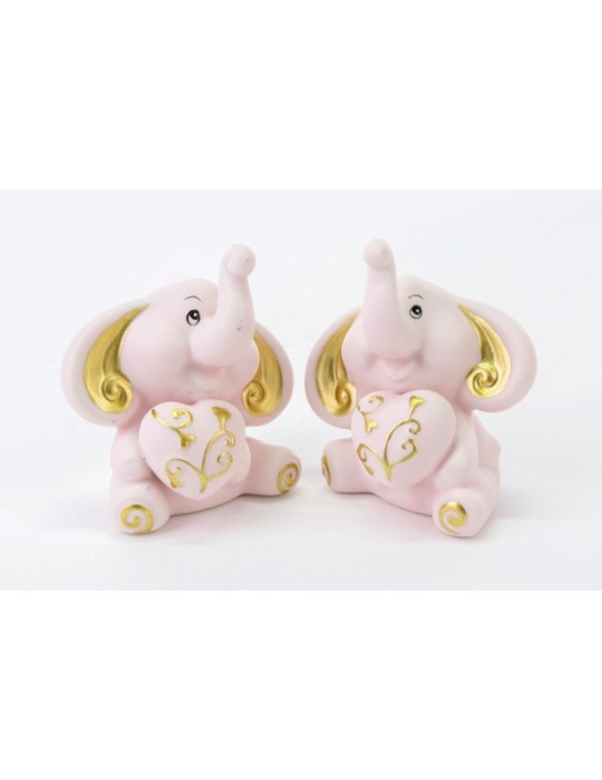 ELEFANTINO PORCELLIN ROSA 2ASSORTIMENTI