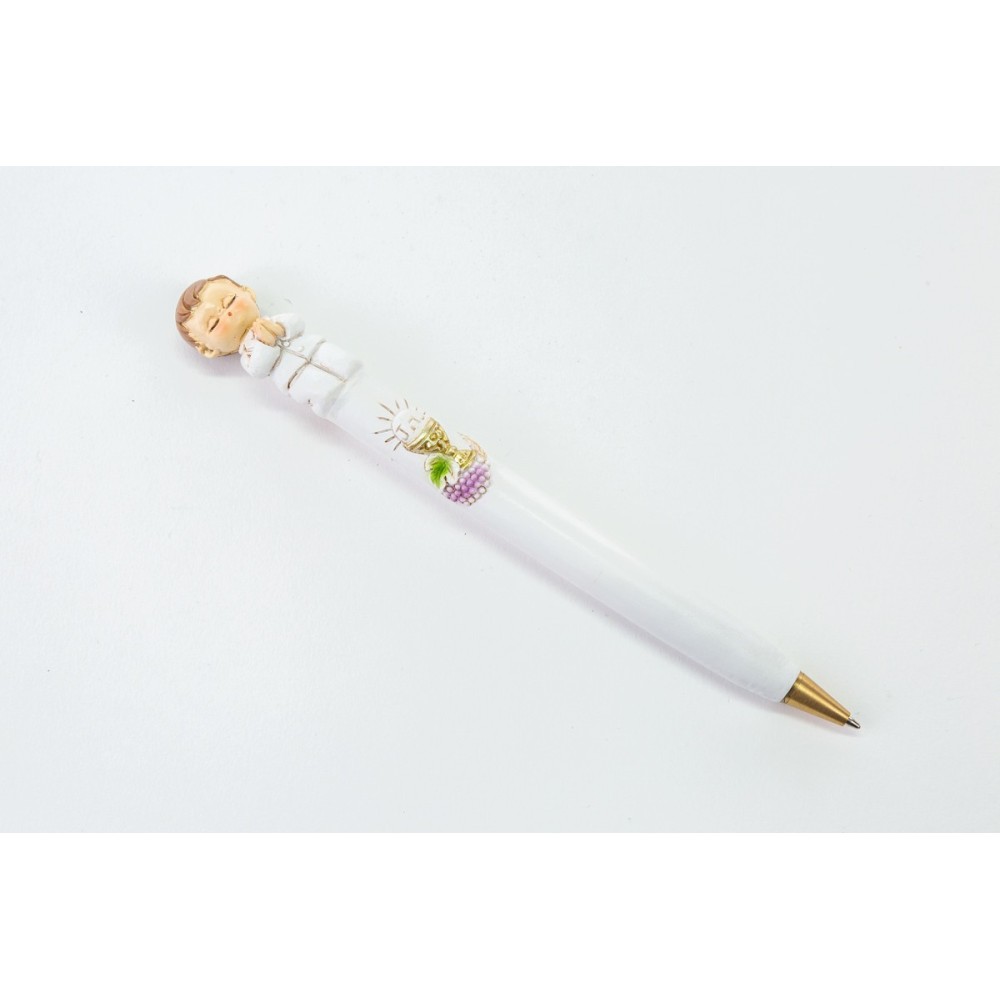 PENNA BIMBO COMUNIONE RESINA 17CM