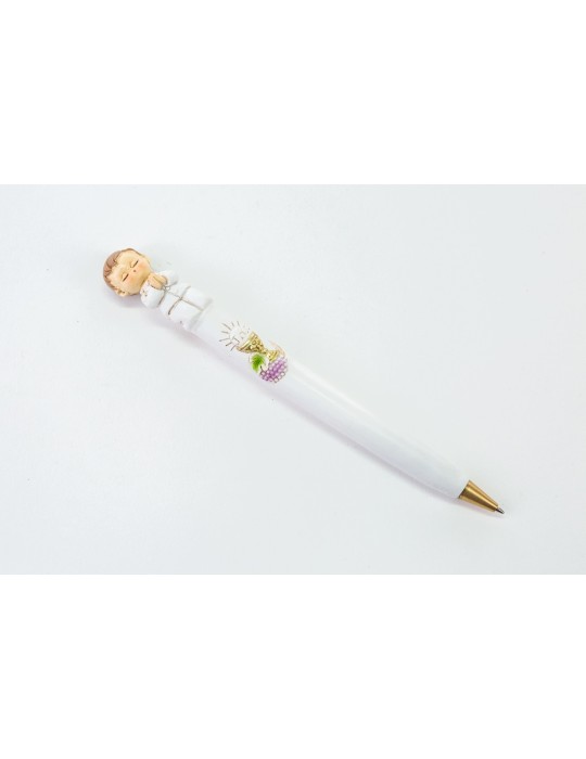 PENNA BIMBO COMUNIONE RESINA 17CM