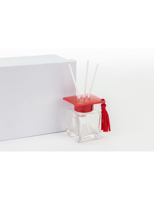 PROFUMATORE IN  VETRO LAUREA CON SCATOLA