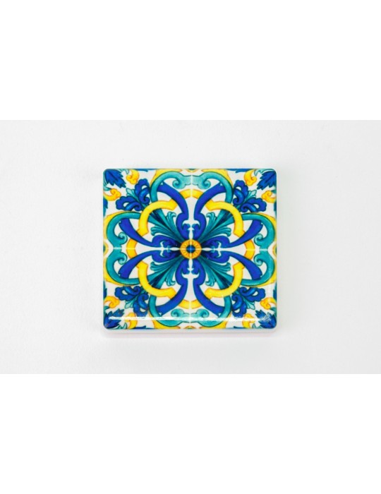 CALAMITA PORCELLANA RIVIERA BLU 6X6