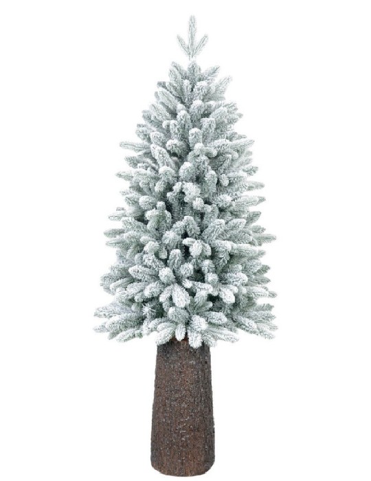 ALBERO CON TRONCO IN RESINA H210 INNEVATO