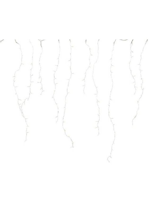 GHIACCIOLI LUMINOSI SILVER-W.WHITE 200CM 208LUCI