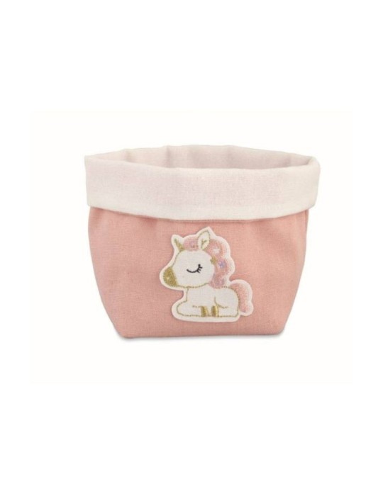 SACCOCCIO PORTA CONFETTI  ROSA UNICORNO