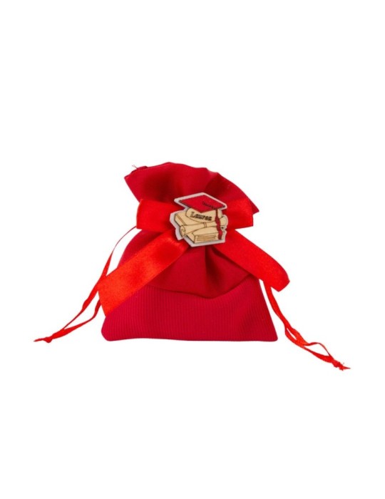 SACCHETTO  COTONE LAUREA 9.5X11.5