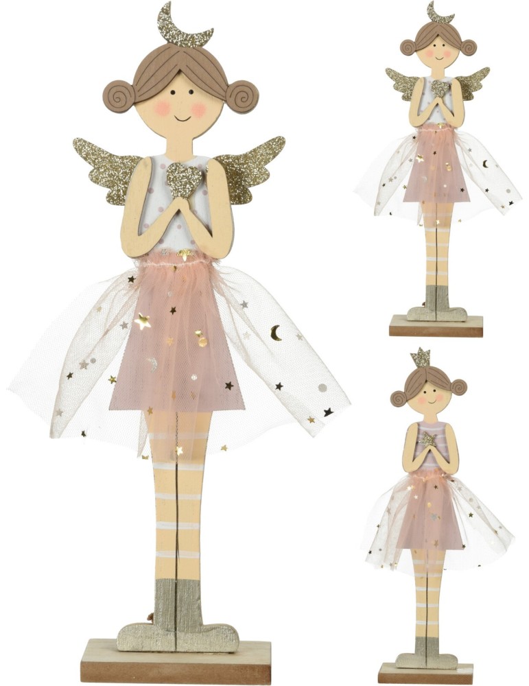 ANGELO LEGNO ROSA 28CM 2 VARIANTI