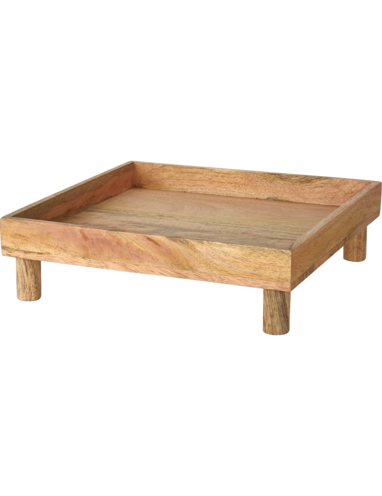 VASSOIO LEGNO NATURALE 30X30CM