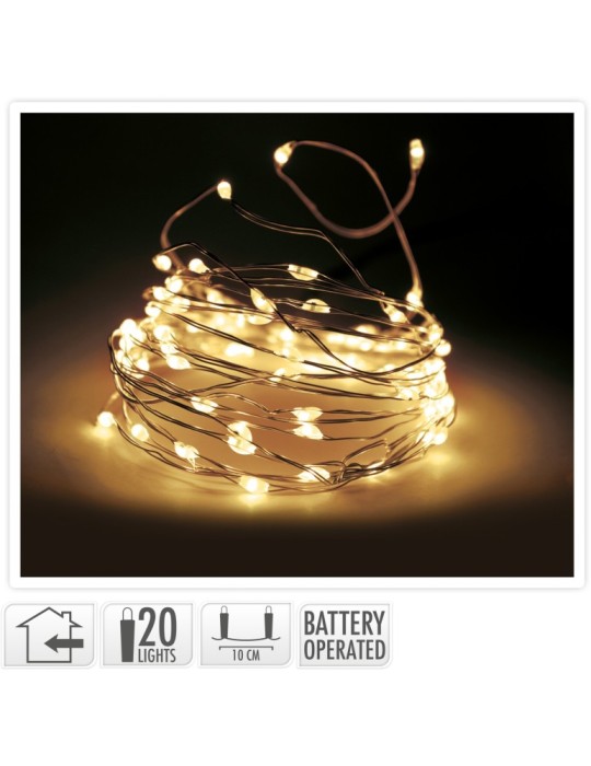 CAVO ARG 20LED BCO CALDO BATT