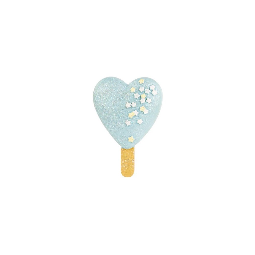 GELATO CUORE GLITTER VERDE MAGNETE