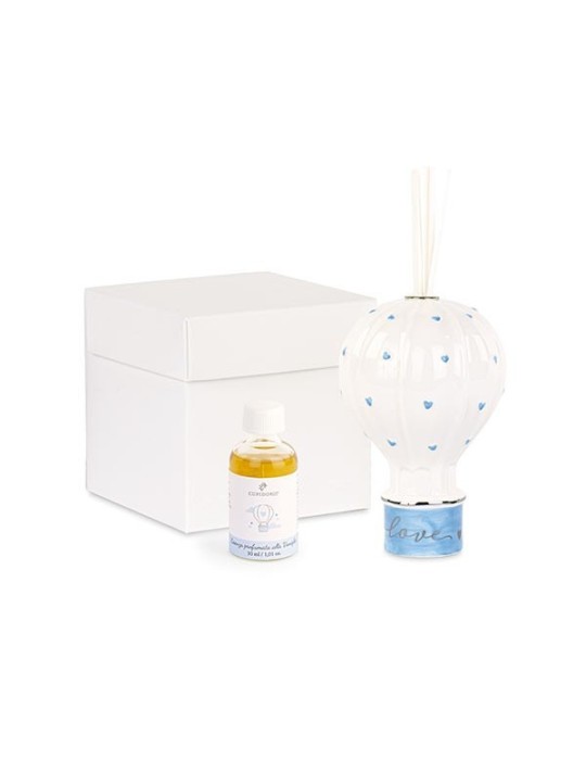 PROFUMATORE MONGOLFIERA CUORI CELESTE