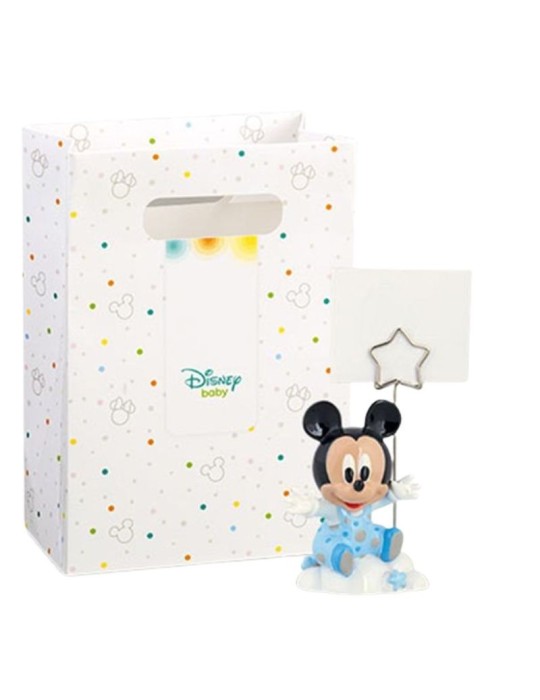 SEGNAPOSTO MICKEY AZZURRO CON SCATOLA