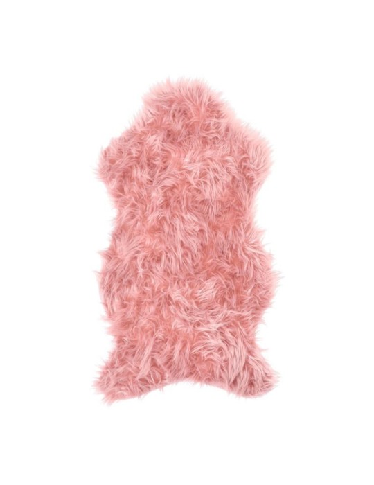 TAPPETO FINTO PELO 50X90 ROSA 3TONI