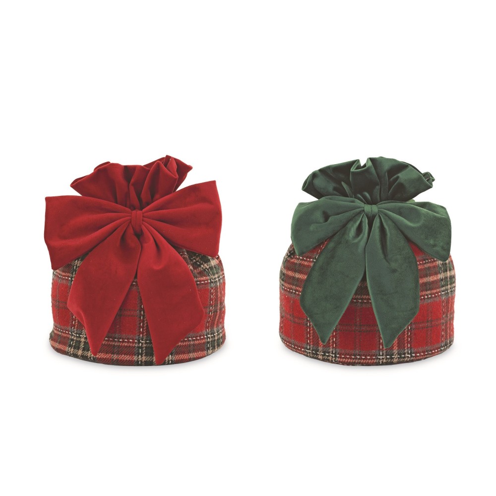 SACCOCCIO FIOCCO ROSSO-VERDE D23 H30