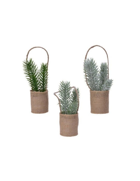 MINI ALBERO IN BAG JUTA VERDE 3ASSORTIMENTO