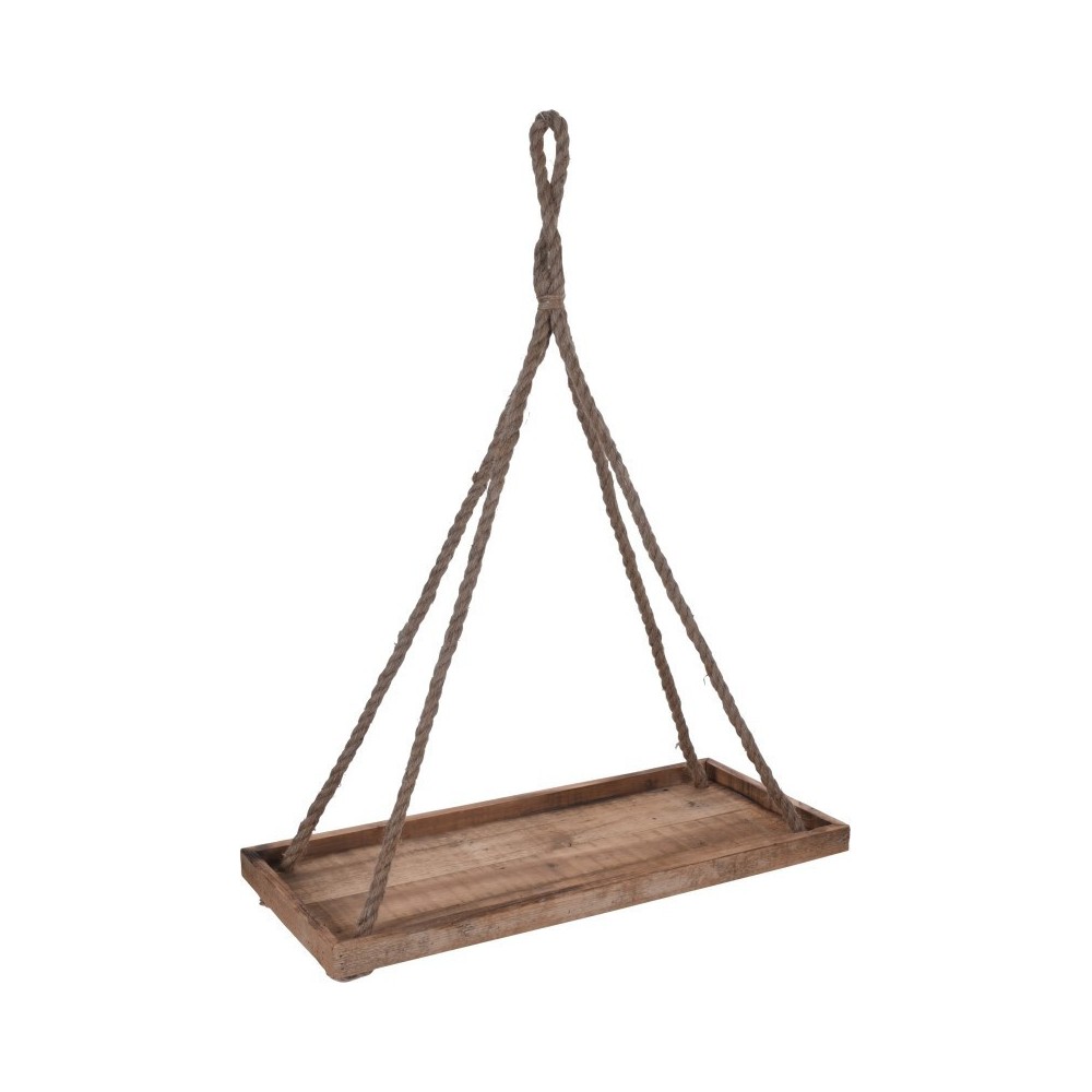 VASSOIO PENSILE LEGNO 58X25