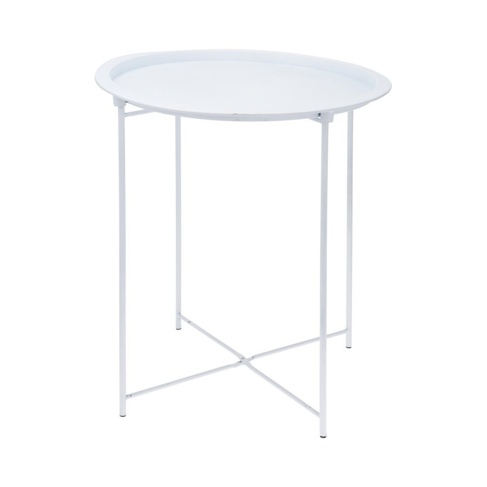 TAVOLINO FERRO BIANCO 47X51CM