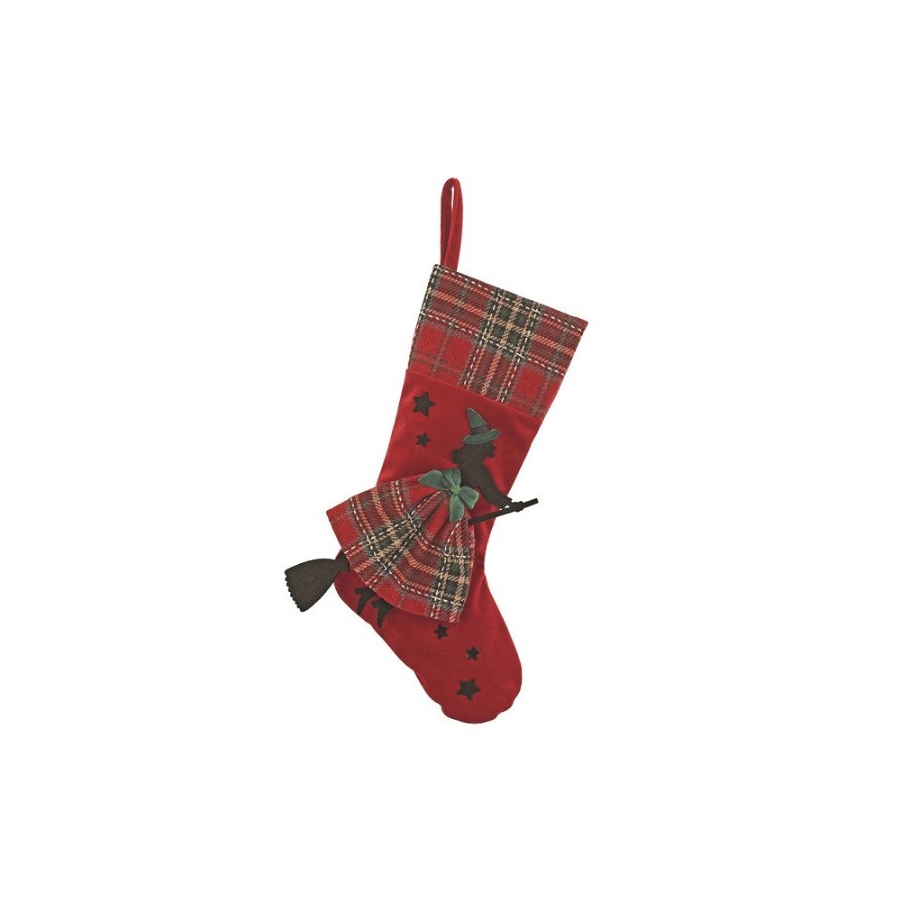 CALZA CON BEFANA SCOZZESE H43