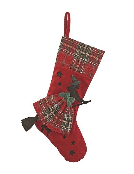 CALZA CON BEFANA SCOZZESE H43