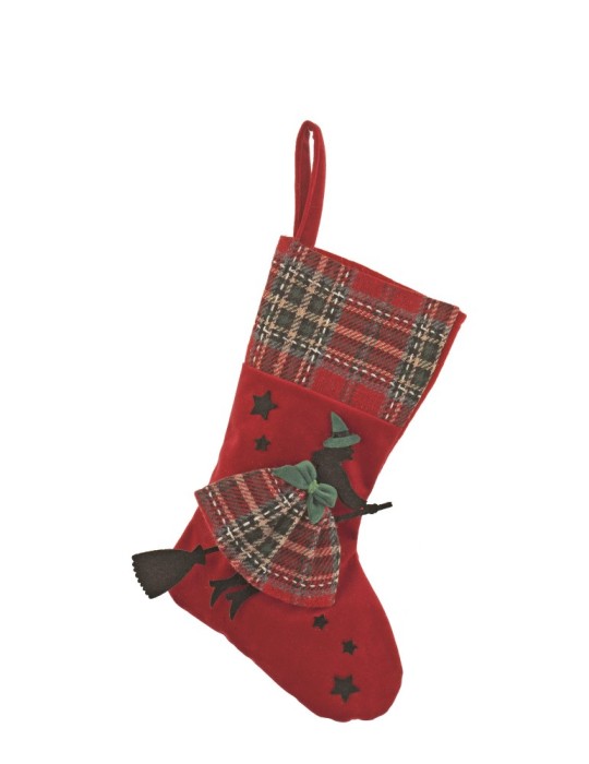 CALZA CON BEFANA SCOZZESE H34