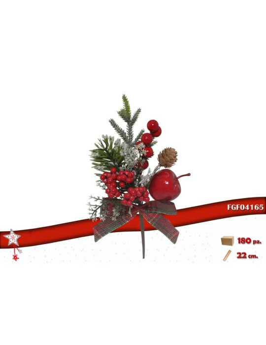 PICK BACCHE ROSSE E DECORAZIONI