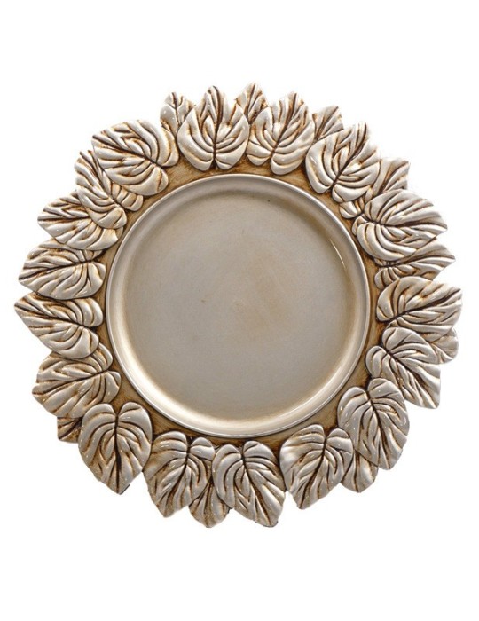 SOTTOPIATTO ORO ANTICO D35 PVC