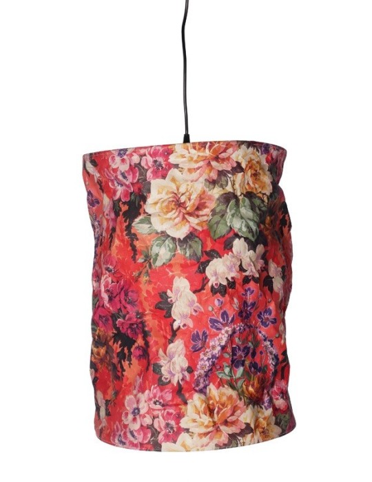 LAMPADARIO FLOREALE D40 H58 CARTA