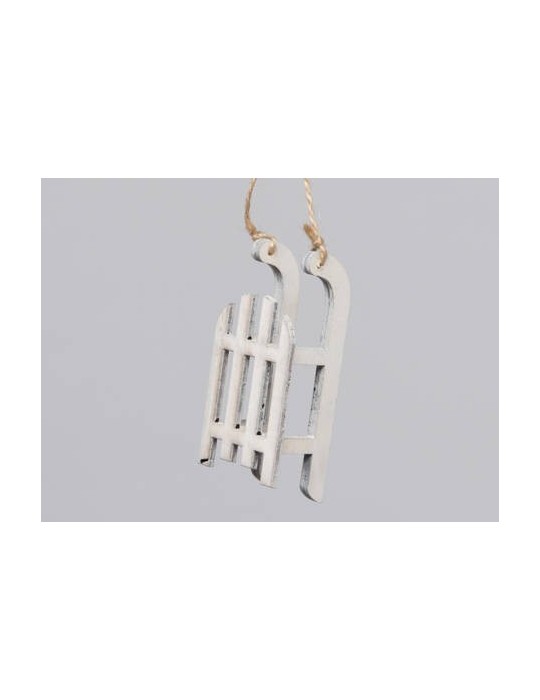 SLITTA IN LEGNO DA APP WHITE 9CM