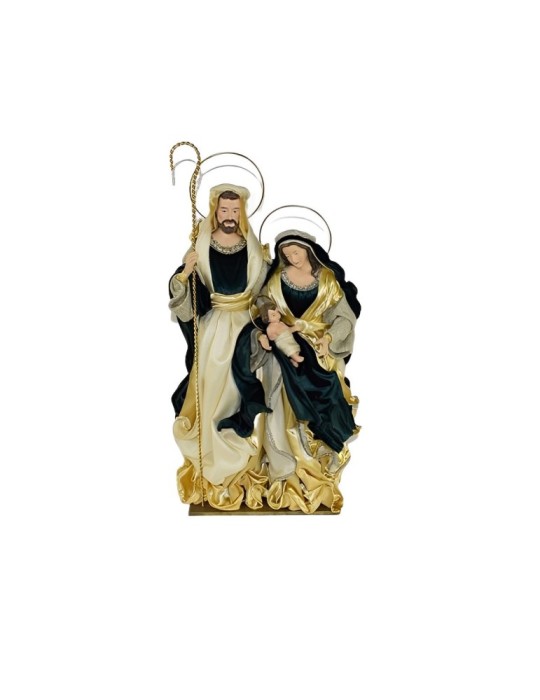 NATIVITÀ  VELLUTO VERDE 69 CM