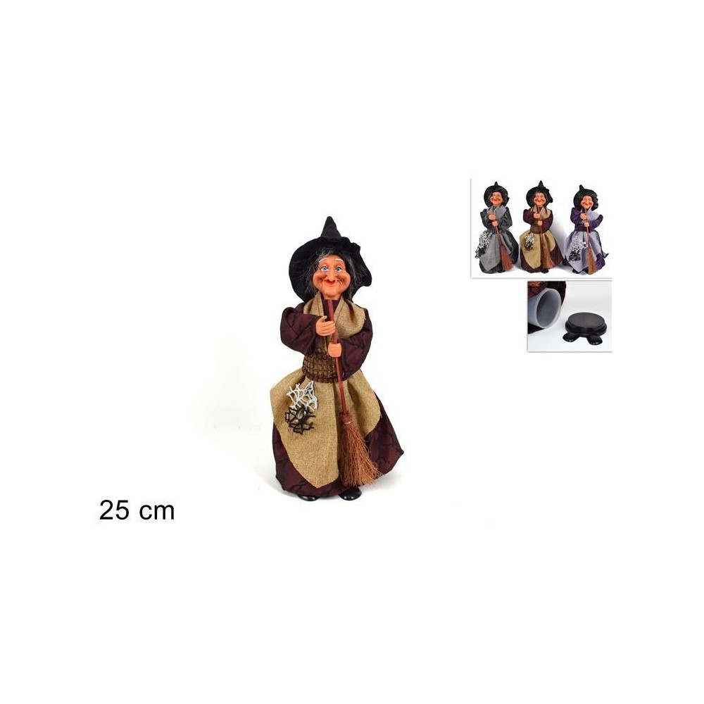 BEFANA IN PIEDI 25CM 3 ASSORTITE