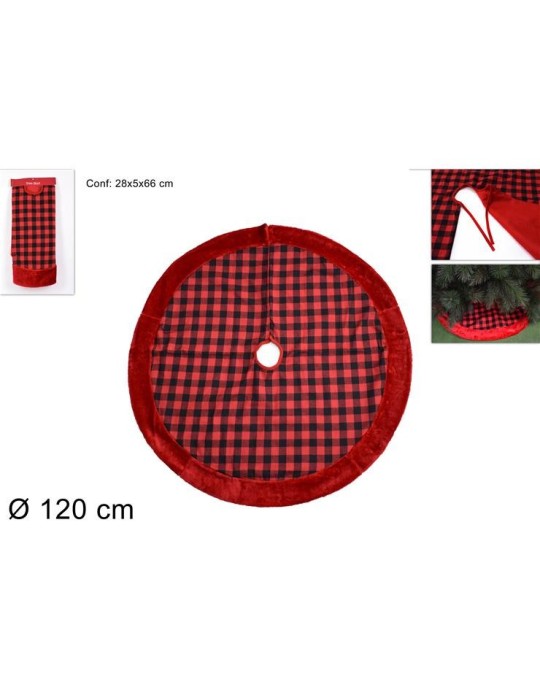 TAPPETO ALBERO D120 SCOZZESE