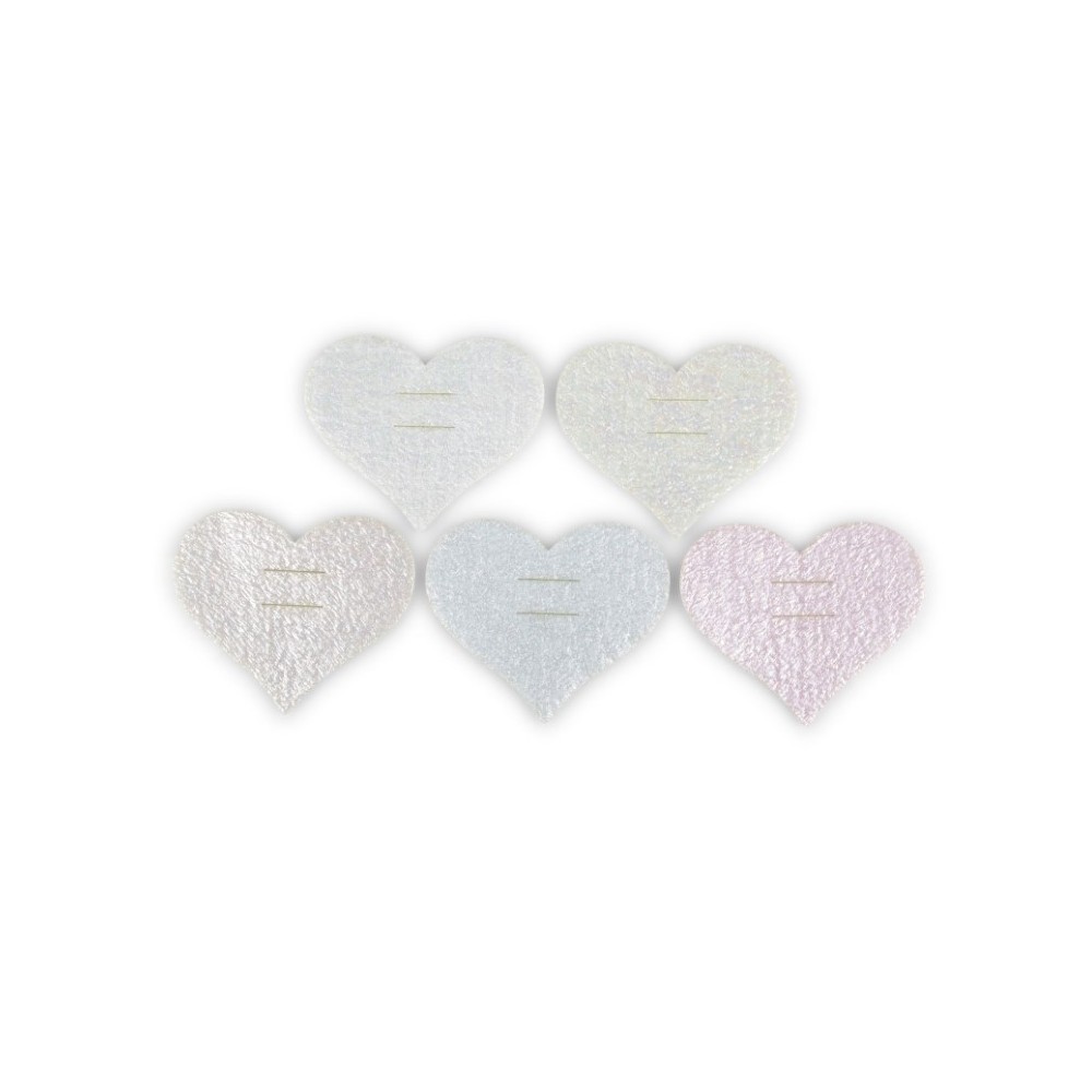 CUORE PERLFINISH 5COLORI 5X6CM