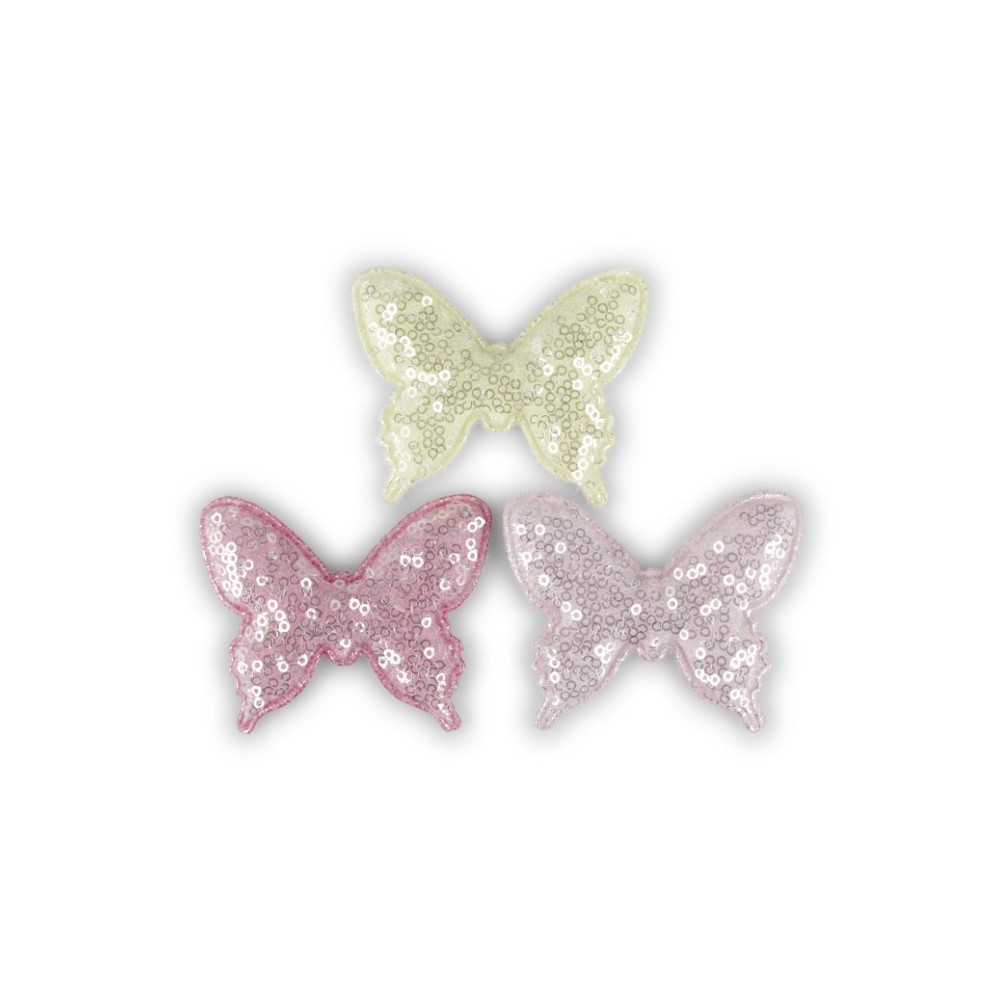 FARFALLA RAINBOW PAILLETTES 4COLORI 5CM
