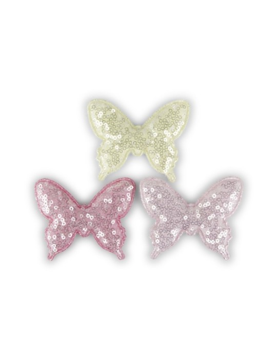 FARFALLA RAINBOW PAILLETTES 4COLORI 5CM
