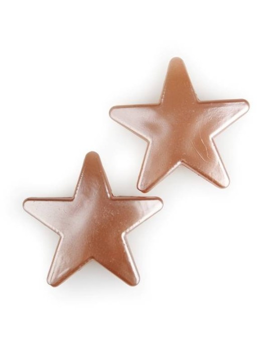 STELLA PERLATA IN ACRILICO D3.8CM MARRONE